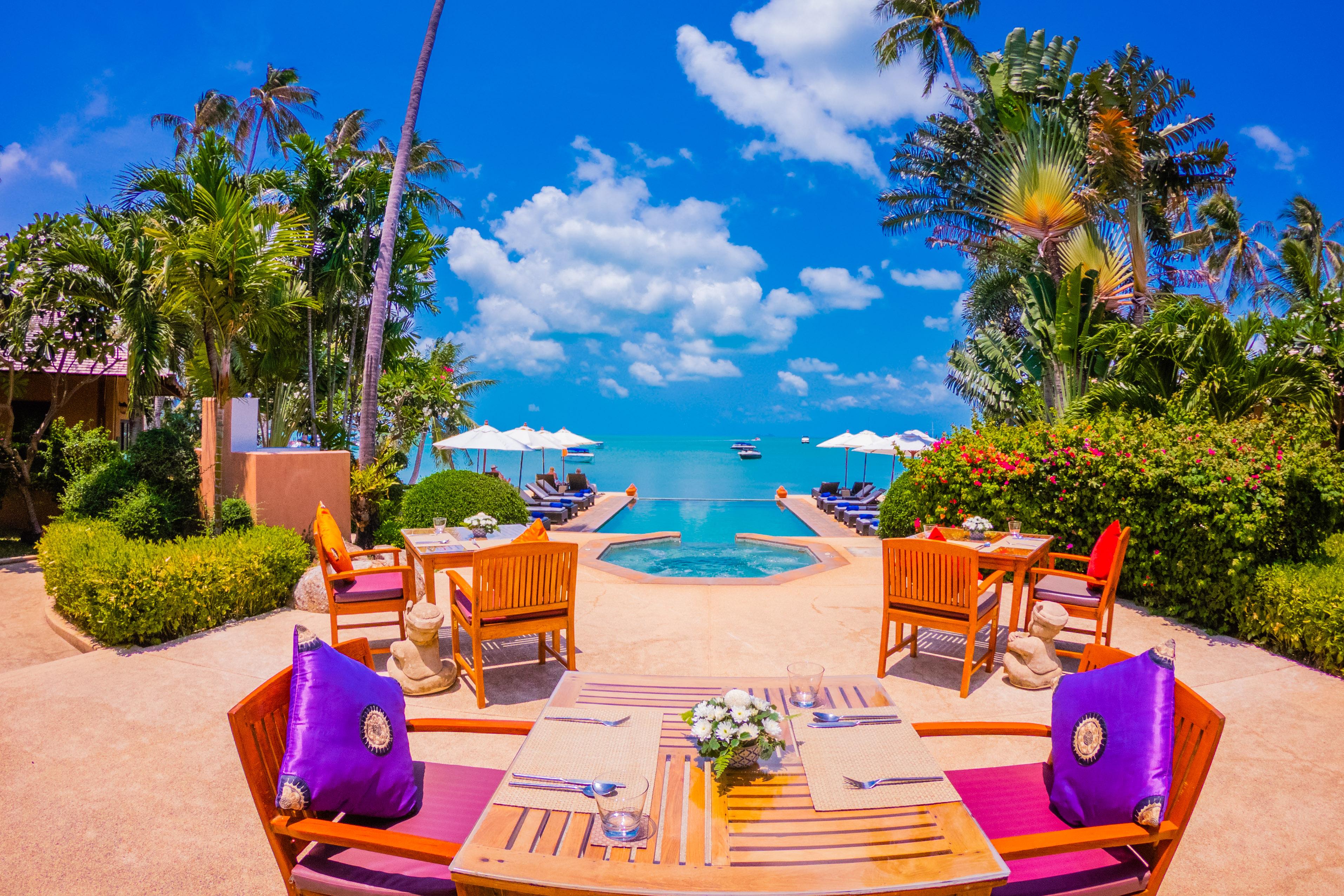 Saboey Resort And Villas Bophut Restaurang bild